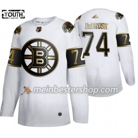 Boston Bruins Jake DeBrusk 74 Adidas 2019-2020 Golden Edition Weiß Trikot Authentic - Kinder